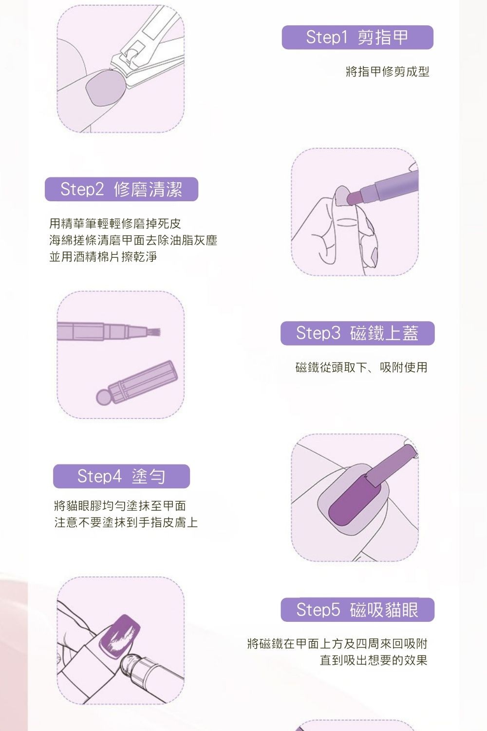 Mr. Wish 六合一磁珠貓眼美甲筆